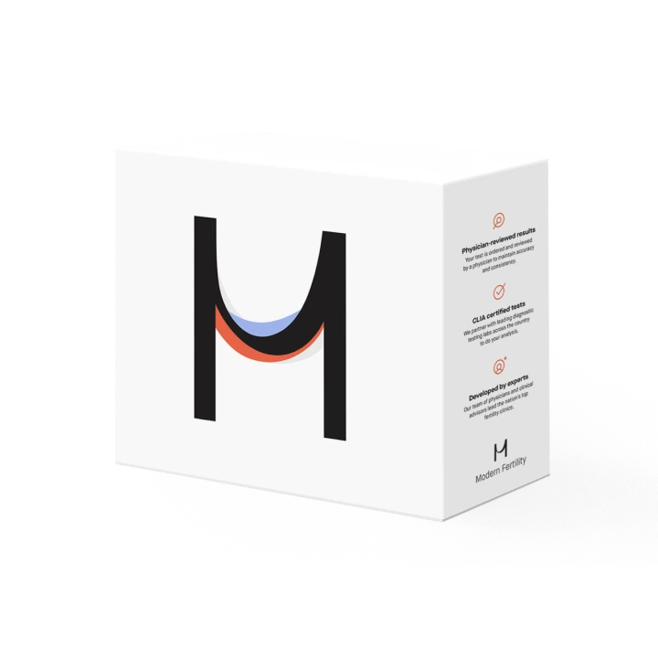 White box with "M"