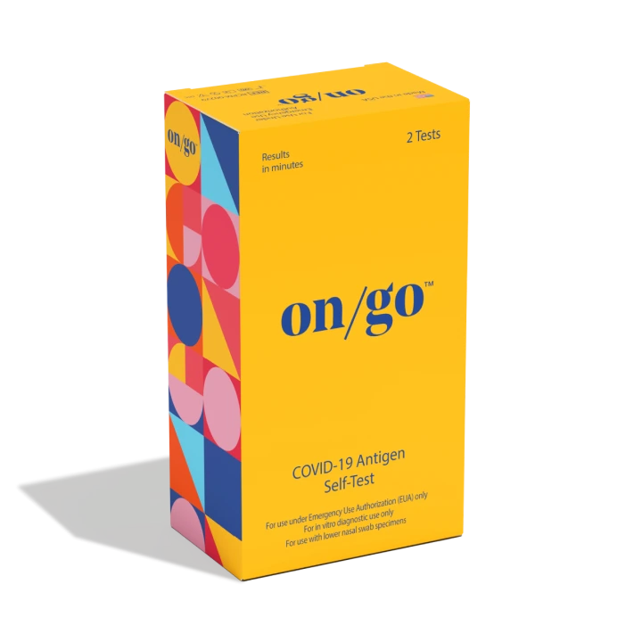 Yellow on/go package